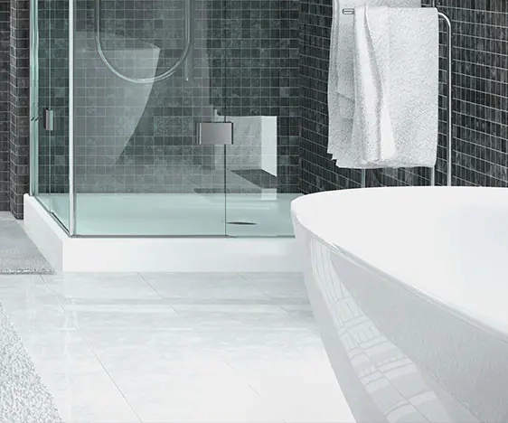 Un carrelage de qualité pour le sol votre salle de bain design et fonctionnelle